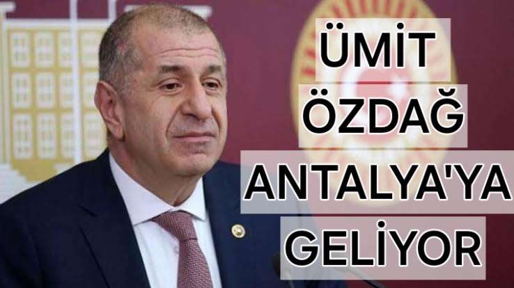 ÜMİT ÖZDAĞ ANTALYA'YA GELİYOR 